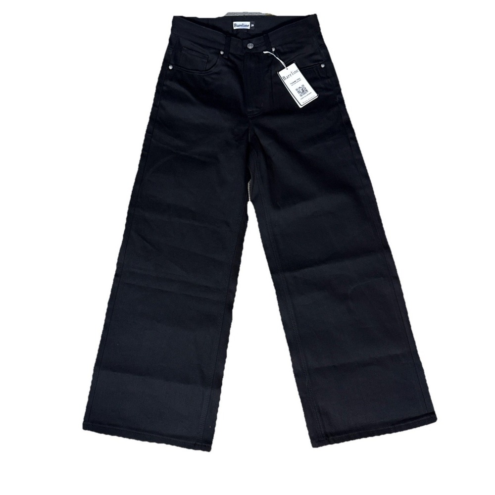 Bareline Wide Leg Black Jeans Men's Size 28